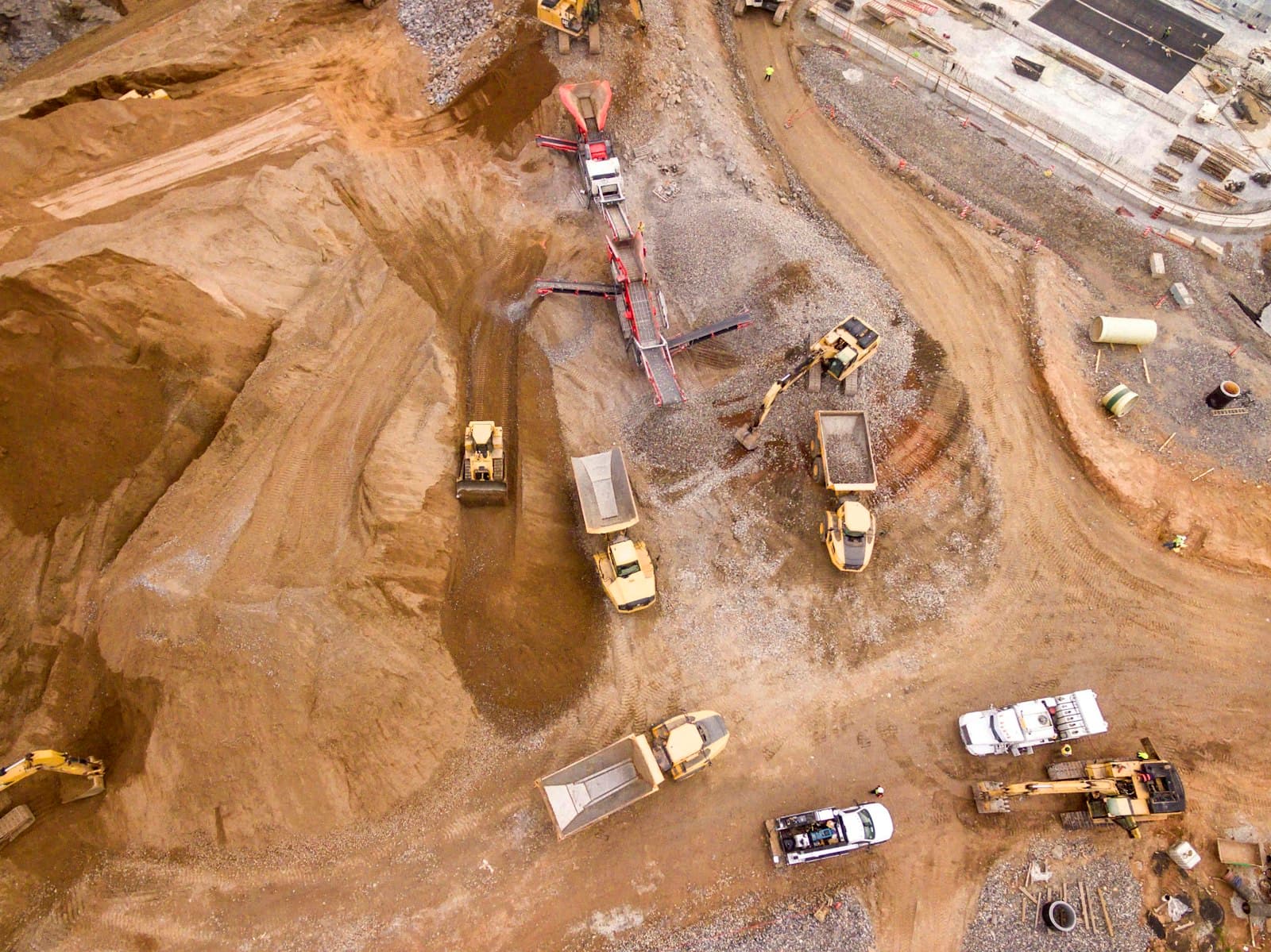 Mine site in the Western Australian Goldfields near Kalgoorlie
