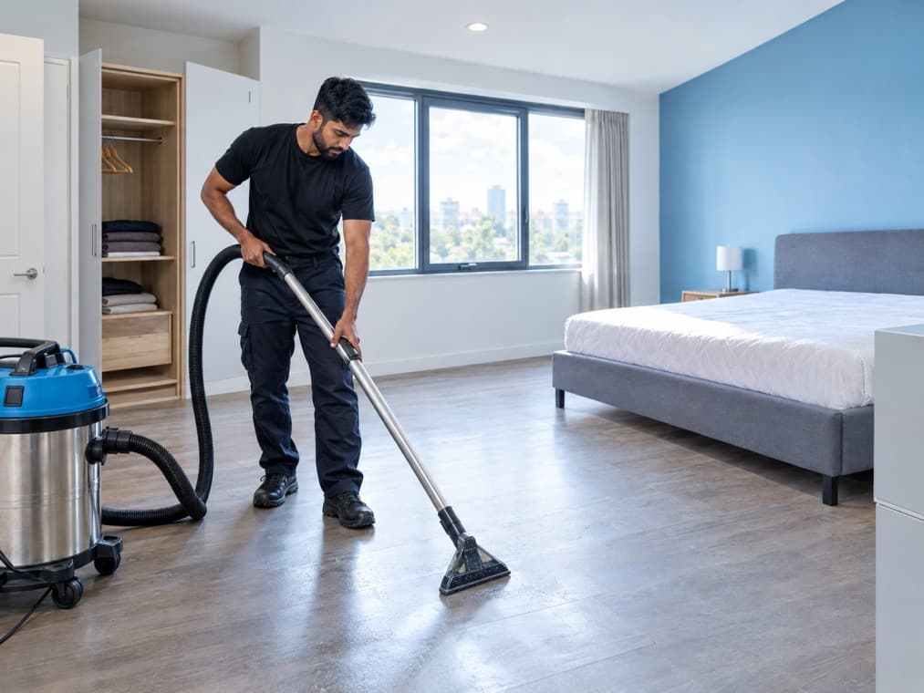End-of-lease vacate clean in a Piccadilly rental property